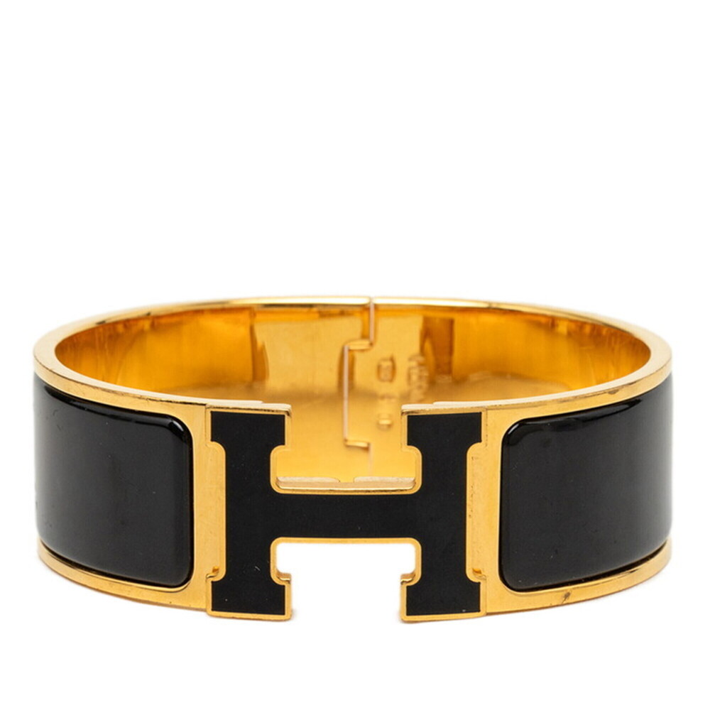 HERMES Black Charm Bracelet